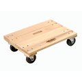 Global Industrial Hardwood Dolly - Solid Deck, 36 x 24, 1200 Lb. Capacity 952156B